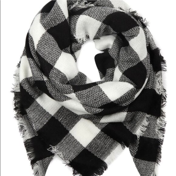 TARTAN Checkered  BLANKET SCARF - Picture 6 of 6